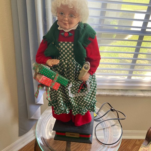 Holiday Animated Mrs Claus 24 Christmas Animated Doll Vintage Poshmark